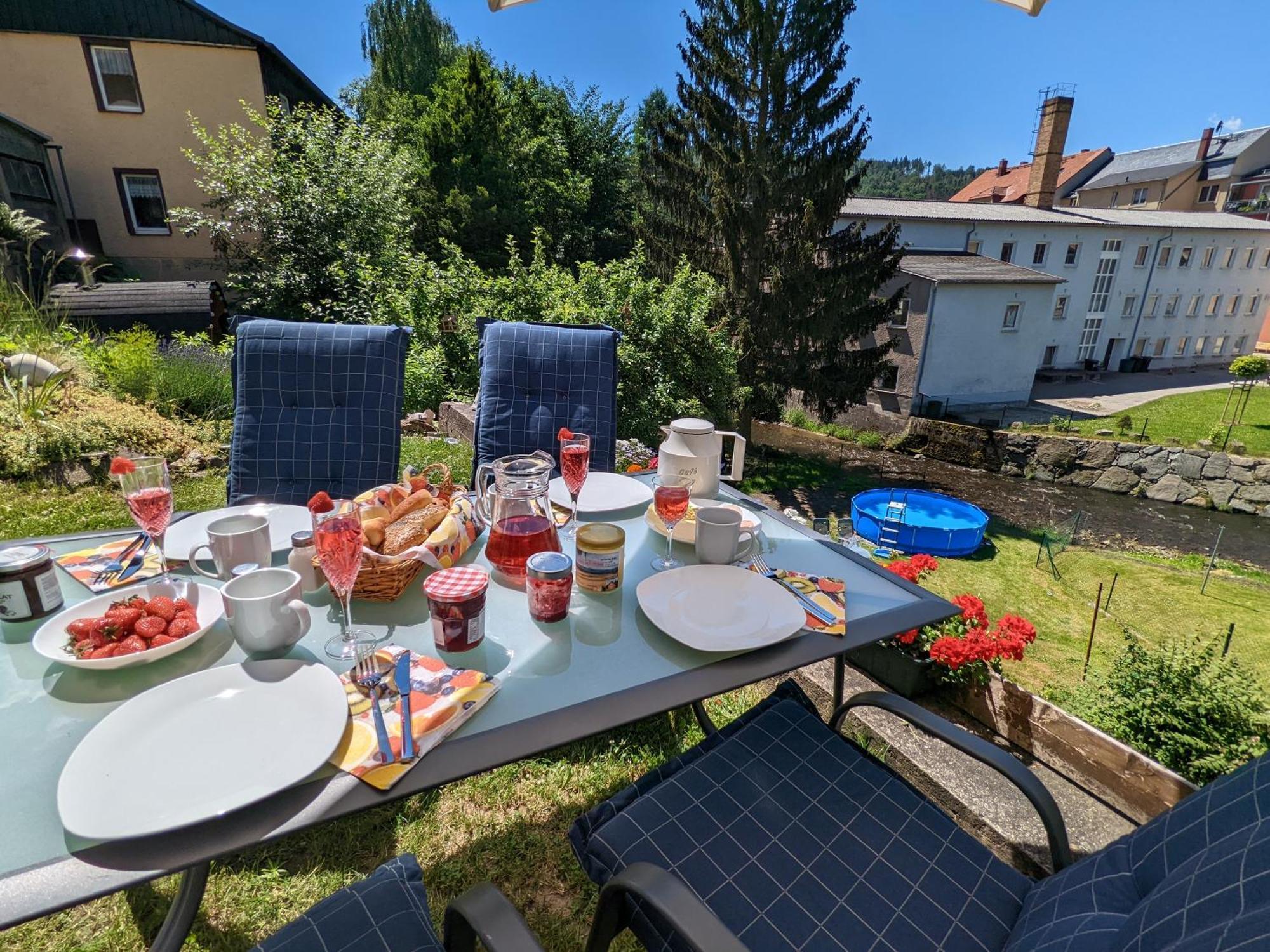 Appartamento Zi2 - Urlaubsmagie - Whirlpool, Sauna Und Garten Sebnitz Esterno foto