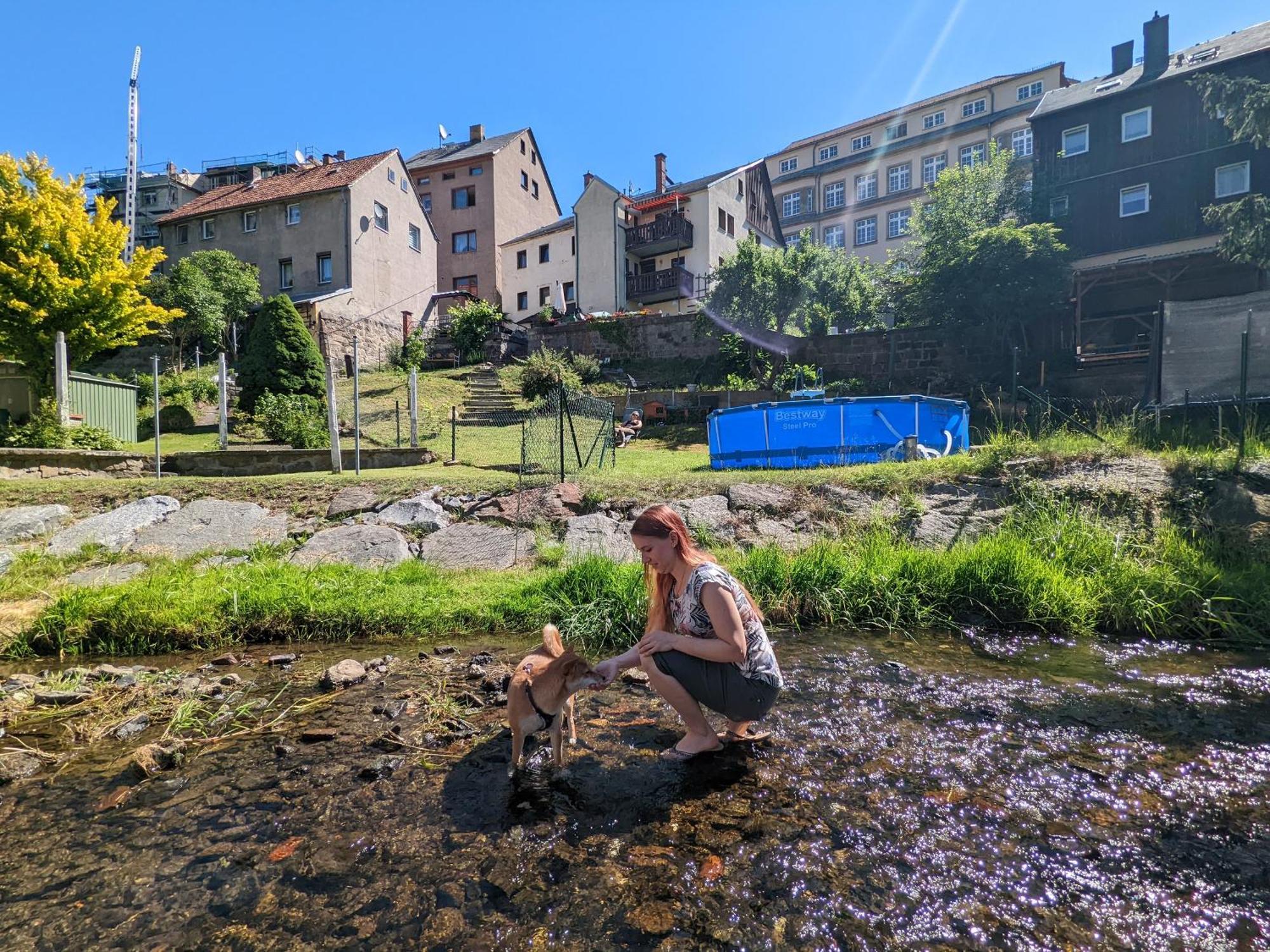Appartamento Zi2 - Urlaubsmagie - Whirlpool, Sauna Und Garten Sebnitz Esterno foto