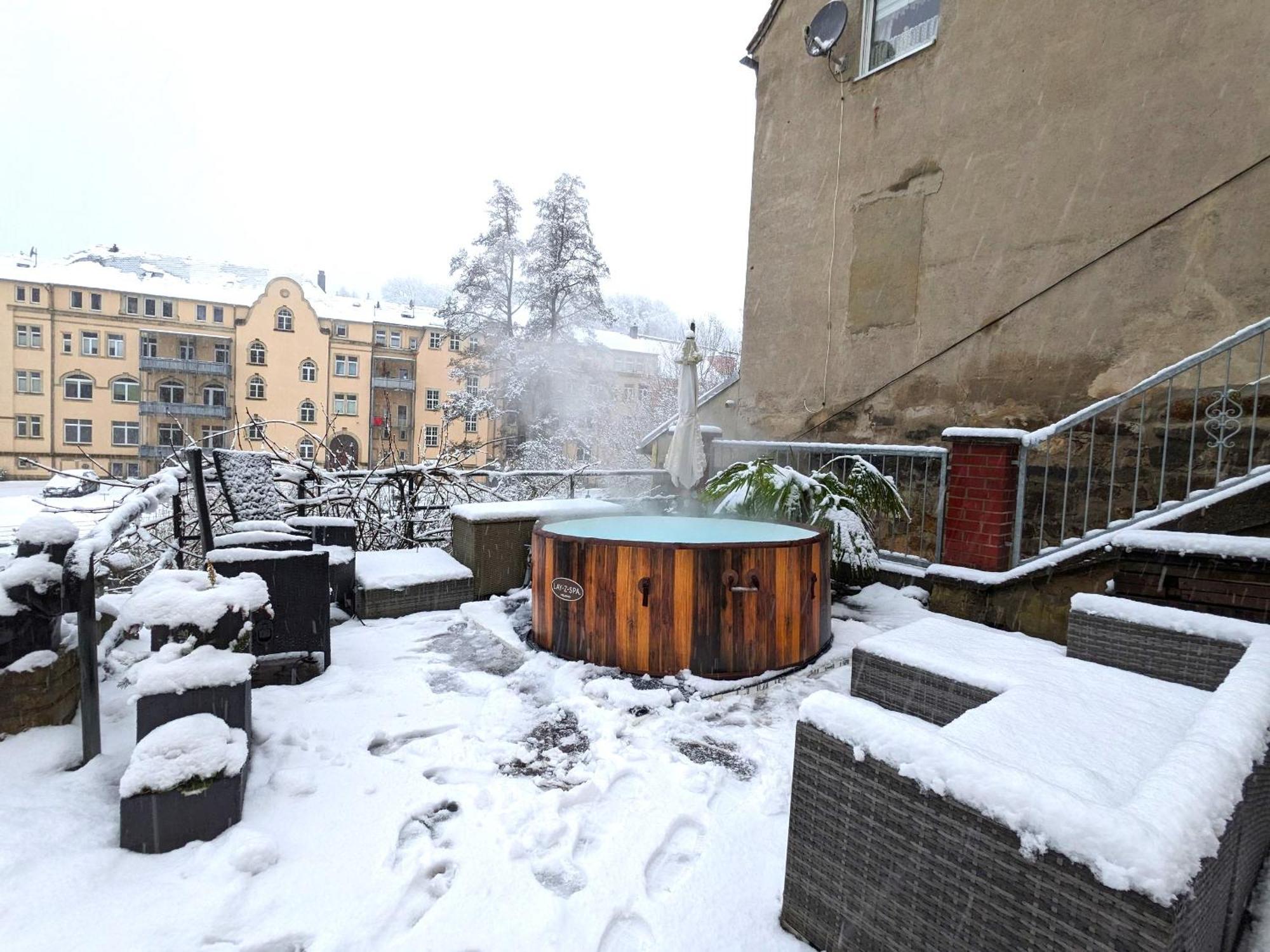 Appartamento Zi2 - Urlaubsmagie - Whirlpool, Sauna Und Garten Sebnitz Esterno foto