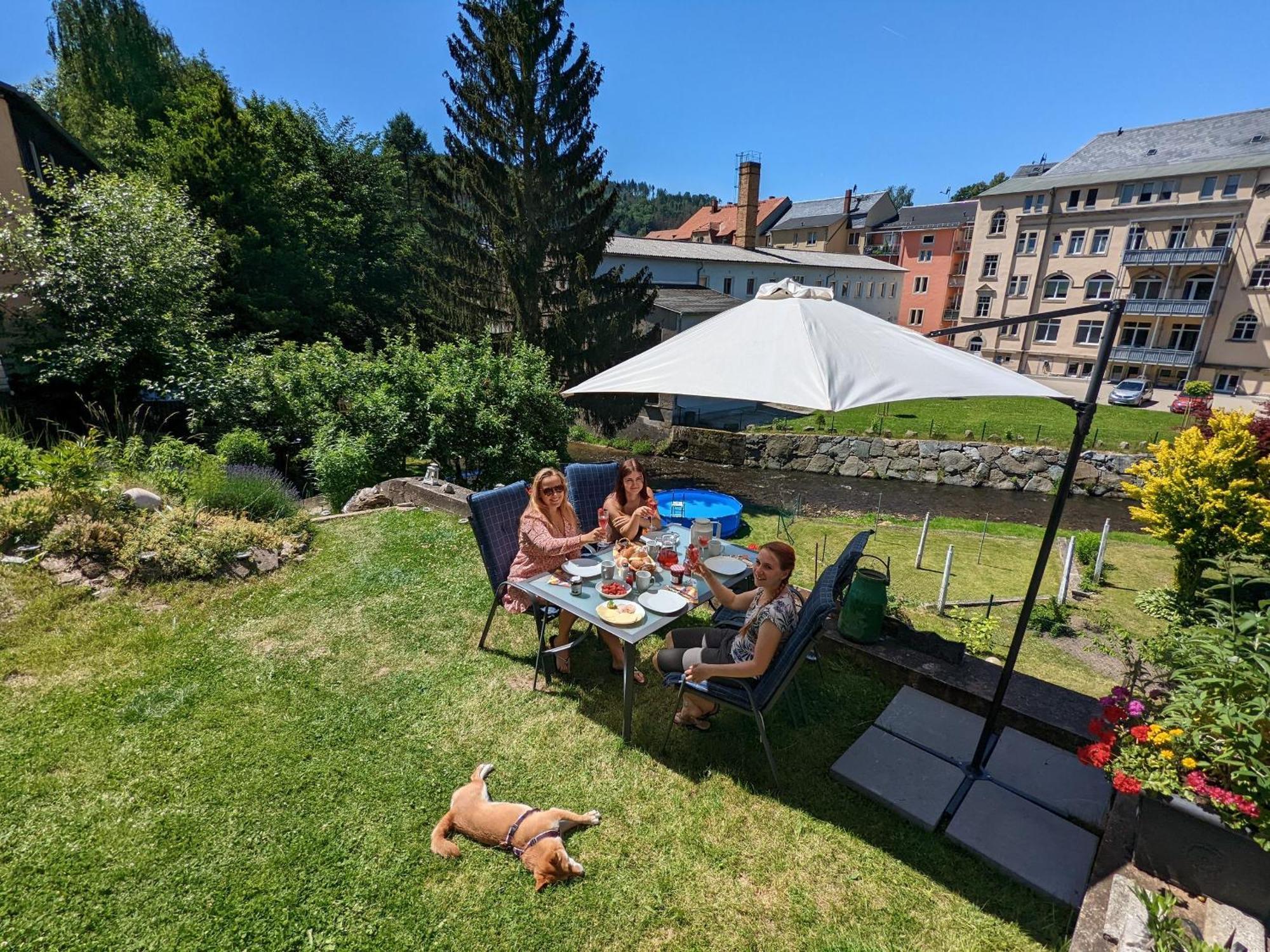 Appartamento Zi2 - Urlaubsmagie - Whirlpool, Sauna Und Garten Sebnitz Esterno foto